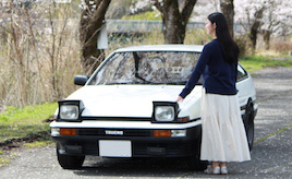父から受け継いだハチロク愛。20代女性オーナーとトヨタ スプリンター トレノ の物語