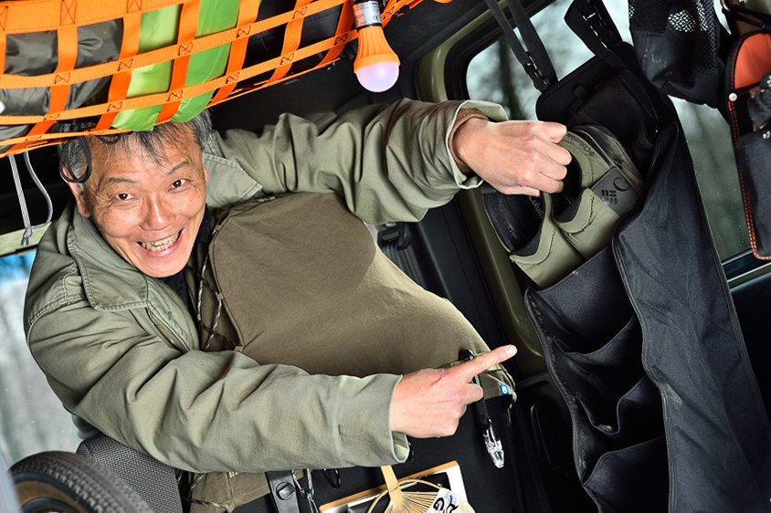 ホンダ「N-VAN」と深田昌之さん