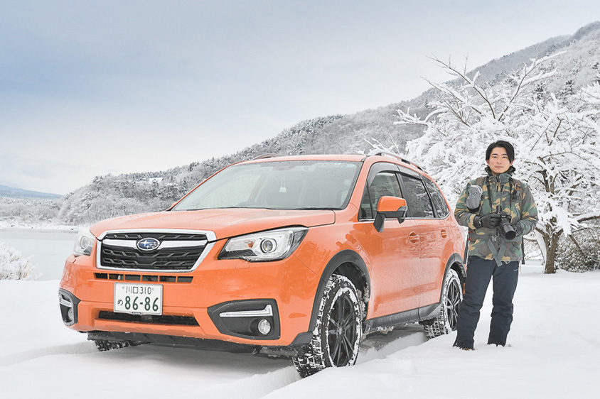 風景写真家として活躍する「今浦友喜」さんと愛車のスバル「フォレスター」