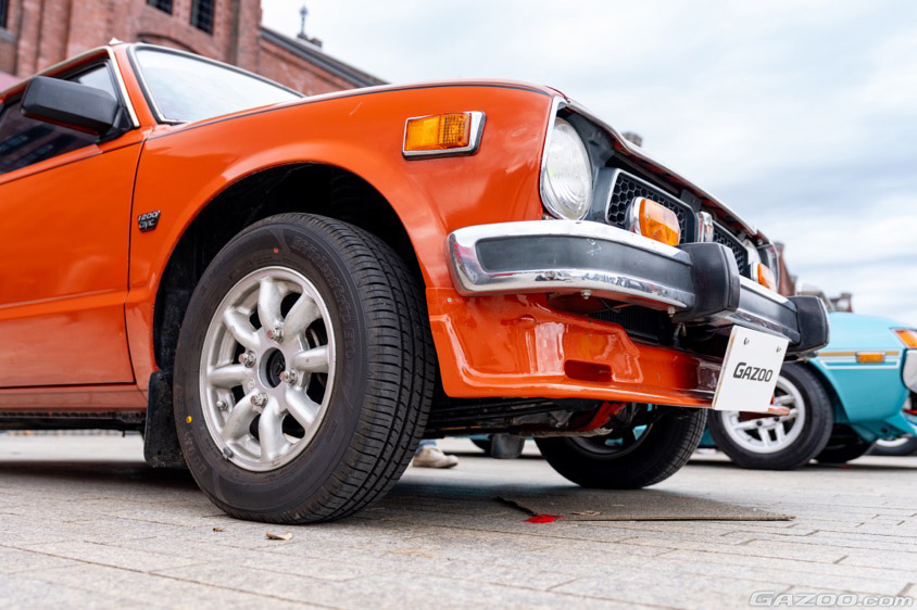 横浜ヒストリックカーデイで取材させていただいた1975年式ホンダ・シビックRS(SB1)