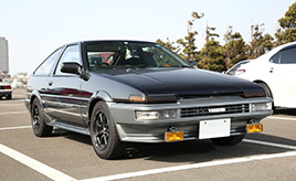 リトラが可愛いスプリンタートレノ