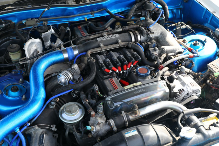 ソアラ(E-MZ20) エンジンルーム