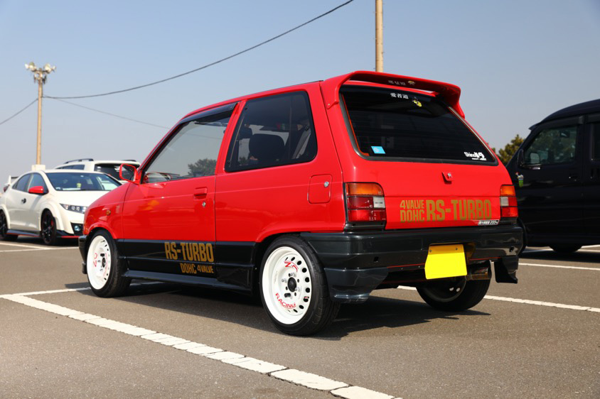 スズキ・アルトワークス（CA72V） リア