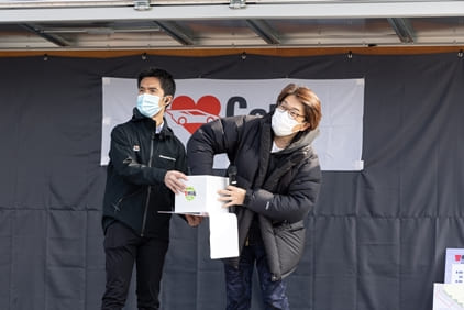 たっぷり撮影の抽選！　山田さん！