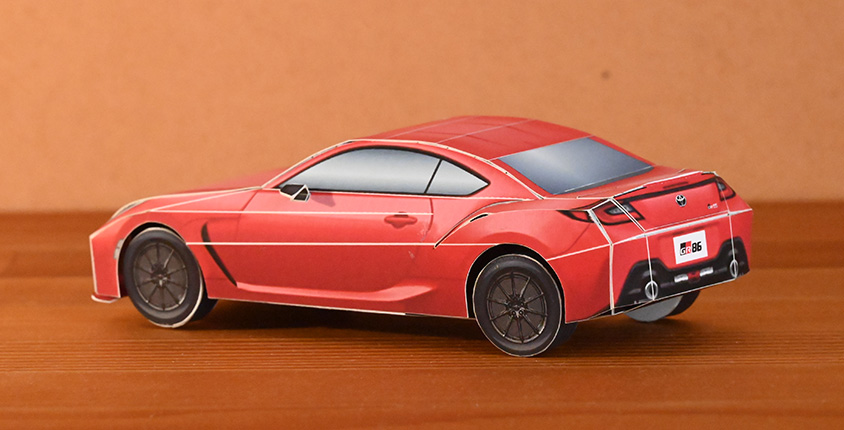 トヨタ GR86(ZN8) ペーパークラフト