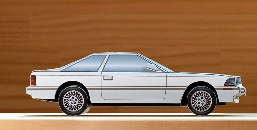 トヨタ 2代目ソアラ(Z20)ペーパークラフト