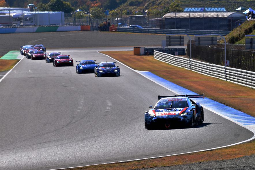 SUPER GT第8戦もてぎ決勝　優勝した100号車 STANLEY NSX-GT