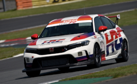 【スーパー耐久公式テスト】ホンダワークスのシビック タイプRが始動！ カーボンニュートラル燃料への対応とHRCブランドのパーツ開発を進める