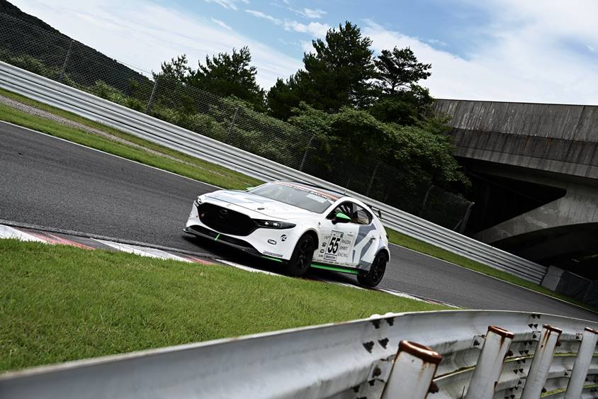 スーパ耐久第4戦 ST-Ｑ 55号車　MAZDA SPIRIT RACING MAZDA3 Bio concept