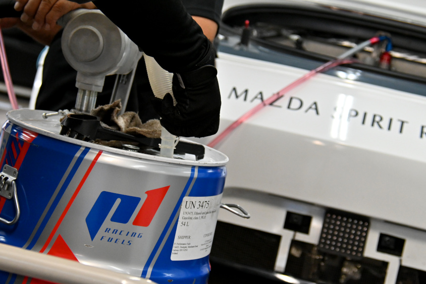 12号車 MAZDA SPIRIT RACING MAZDA3 Bio conceptとカーボンニュートラル燃料