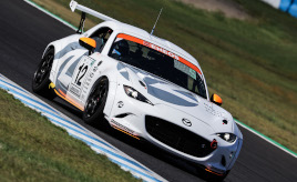 【スーパー耐久第5戦もてぎ】「GR86とBRZのバトルに挑みたい！」2.0Lエンジンのロードスターがカーボンニュートラル燃料で参戦