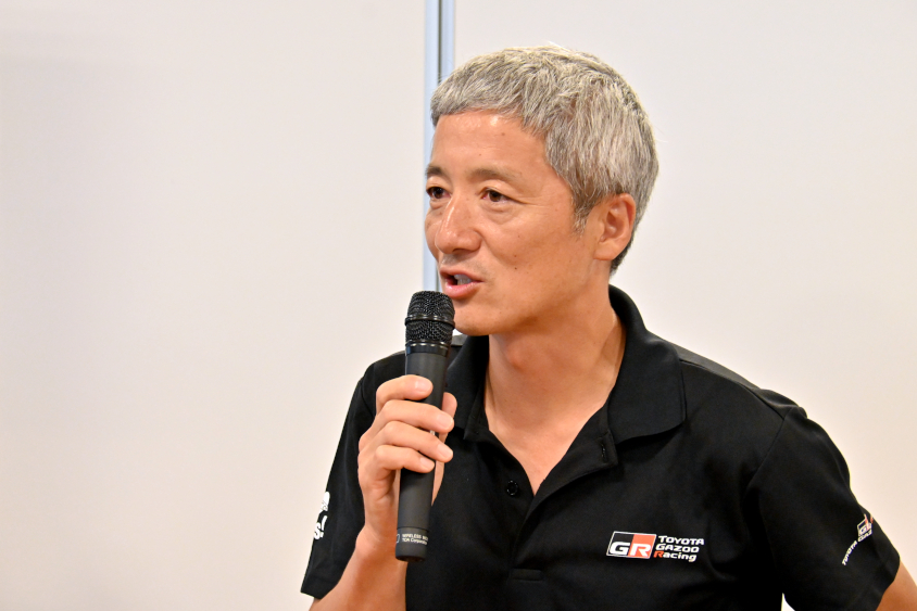 GRヤリスのチーフエンジニアの齋藤尚彦主査