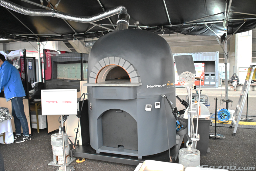 トヨタとリンナイか開発した水素を使ったピザ窯