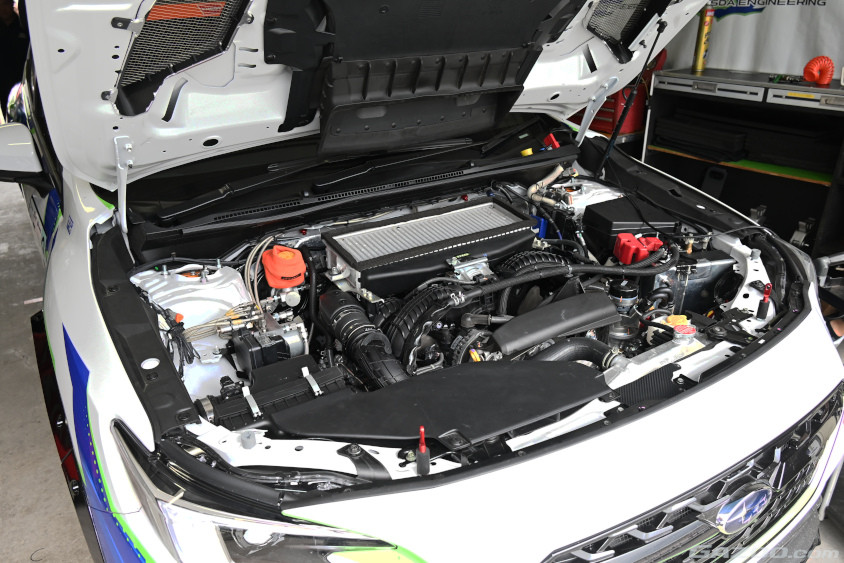 SUBARU HighPerformanceX Future Conceptのエンジンルーム