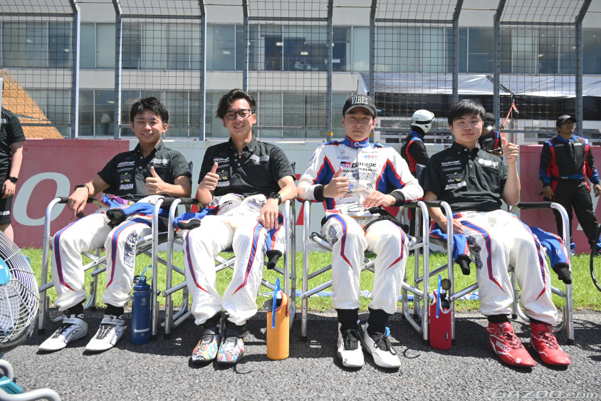 KTMSからスーパー耐久に参戦する一條拳吾選手、奥本隼士選手、中村仁選手、小林利徠斗選手