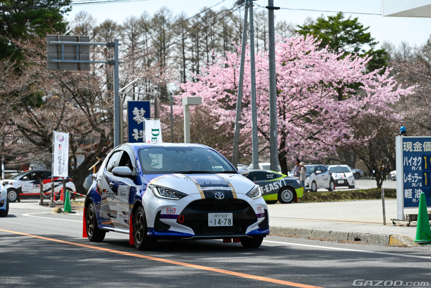 GR Garage宝塚 YARISは田渕幸平選手、田渕弘美選手のご夫婦でのラリーチャレンジ参戦のサポートしている(c)TOYOTA GAZOO Racing