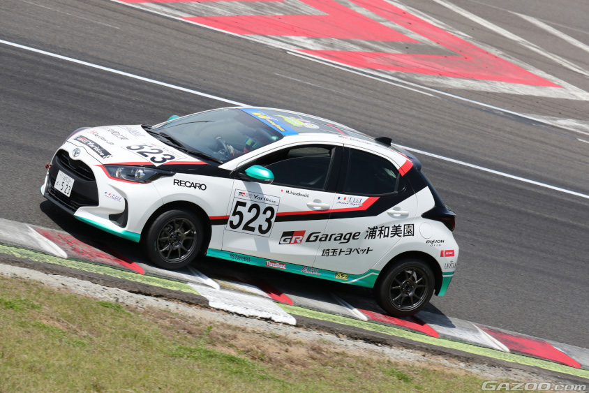 Yaris Cup 523号車 GR Garage 浦和美園 CAMP Yaris 細淵美央選手(c)TOYOTA GAZOO Racing