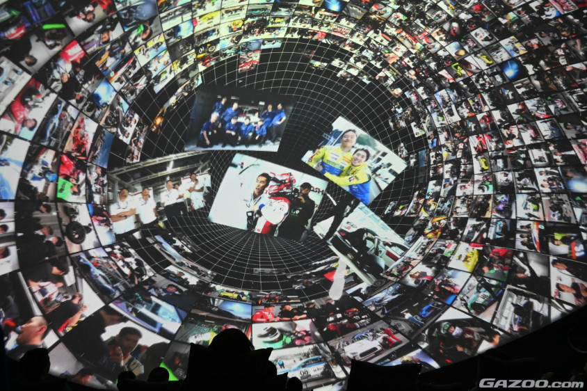 スーパー耐久のたくさんの画像が使われているイマーシブドームテントの映像