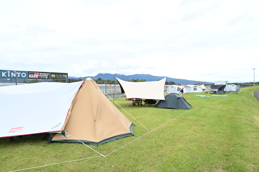 金曜日の300Rコーナーの入り口付近