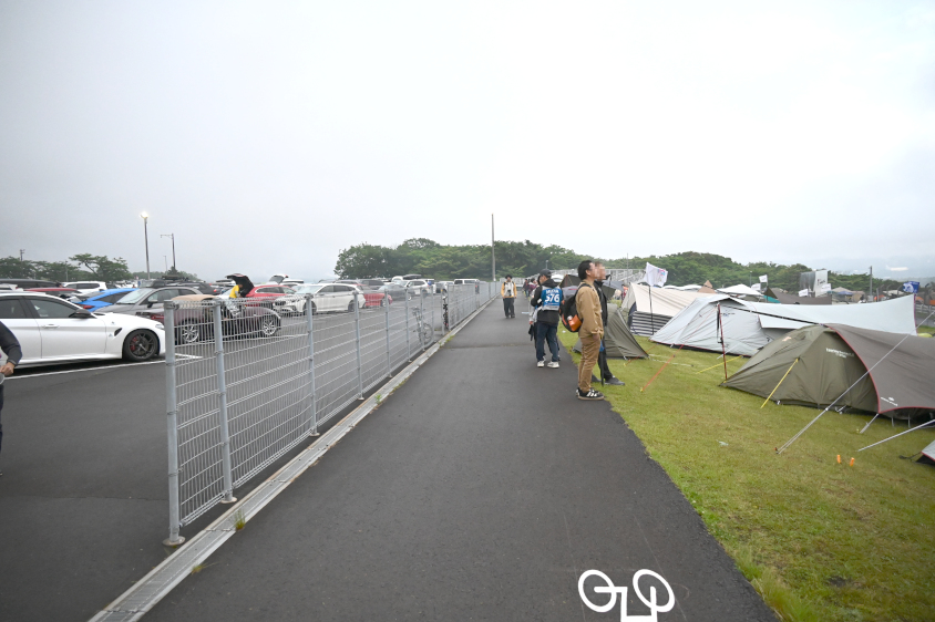 GRスープラコーナーを利用する方は、ぜひP17の指定駐車場を確保したい