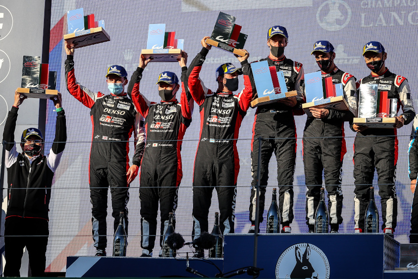 WEC第2戦ポルティマオ表彰台　