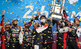 【WEC2021】第4戦ル・マン24時間 7号車トヨタの悲願のル・マン初勝利に、豊田オーナー「涙が出るほど嬉しい」