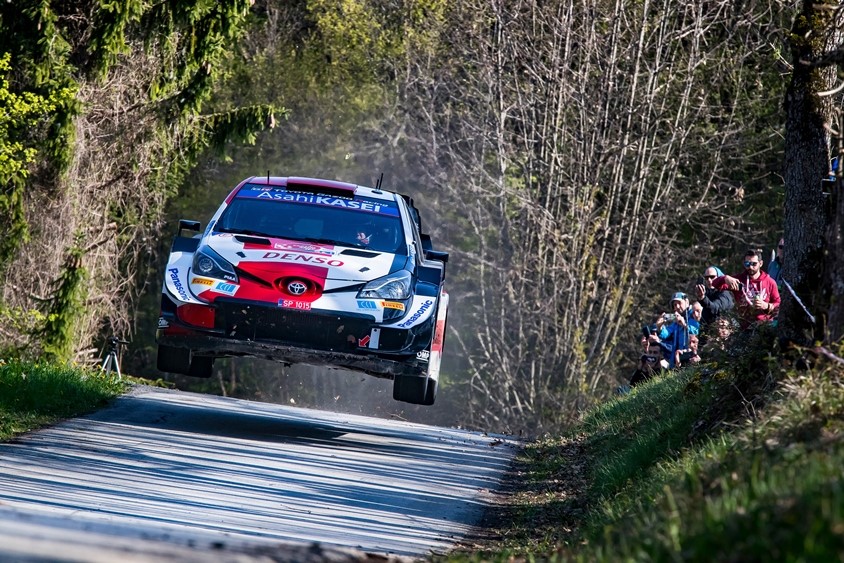 WRCクロアチアラリー1号車（セバスチャン・オジエ、ジュリアン・イングラシア）TGR