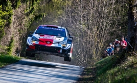 WRCクロアチアラリー1号車（セバスチャン・オジエ、ジュリアン・イングラシア）TGR