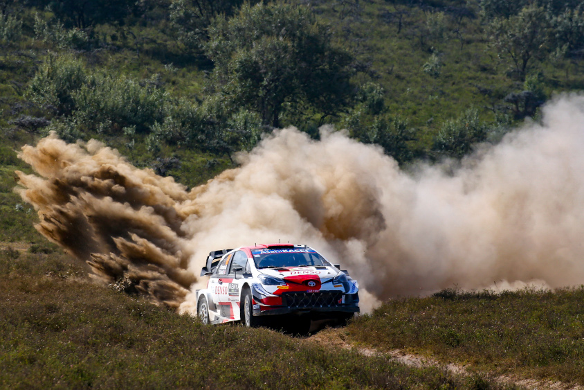 ヤリスWRC18号車（勝田貴元、ダニエル・バリット）