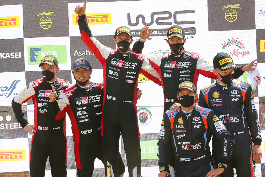 WRC2021】第6戦サファリ・ラリー・ケニア デイ4 勝田貴元が2位で初