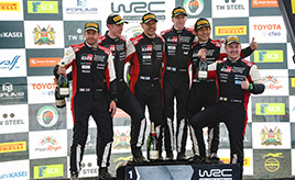 【WRC2022】第6戦 サファリ・ラリー・ケニア トヨタが1-2-3-4フィニッシュを飾る