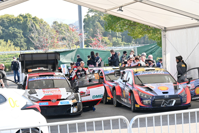 ラリージャパンのメディアゾーン