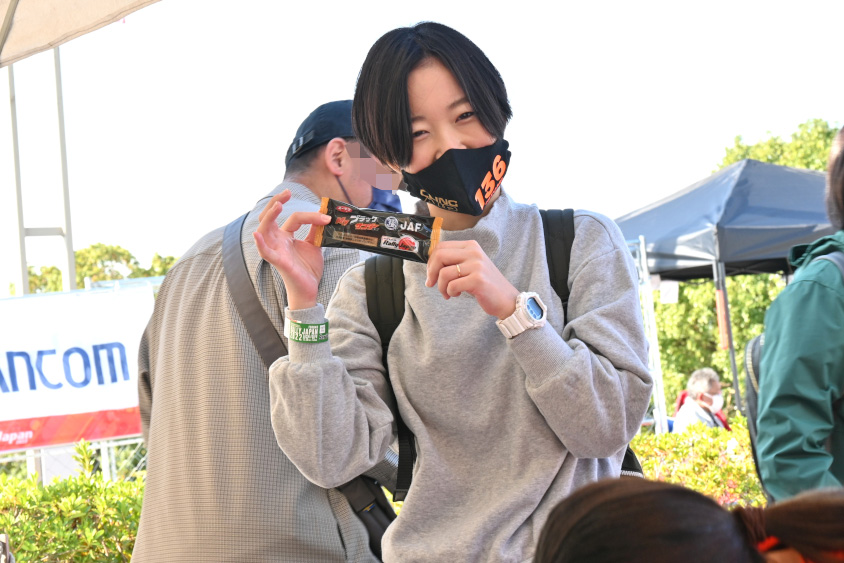 ラリージャパンのJAFブース