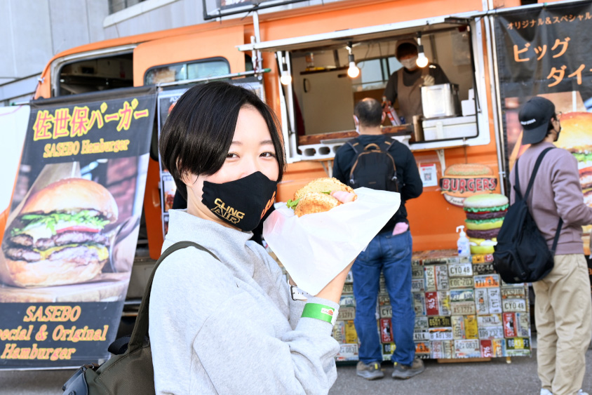 ラリージャパンの飲食ブース