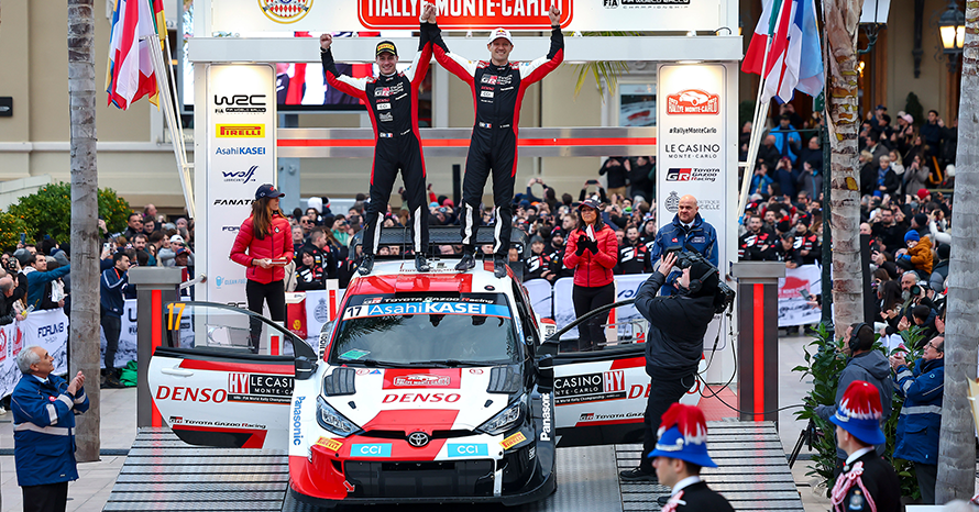 WRC2023】第1戦 トヨタは1-2フィニッシュ。勝田は6位と健闘（ラリー