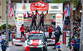 【WRC2023】第1戦 トヨタは1-2フィニッシュ。勝田は6位と健闘（ラリー・モンテカルロ）