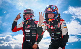 【WRC2023】第8戦 ロバンペラが2日連続全SSでベストタイムを記録し、3年連続でエストニアを制覇（ラリー・エストニア）