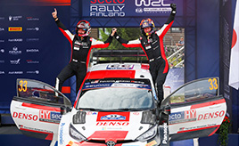 【WRC2023】第9戦 エバンスが2年ぶり2回目のラリー・フィンランド優勝。勝田は４度目の表彰台となる今季最上位の総合3位を獲得（ラリー・フィンランド）