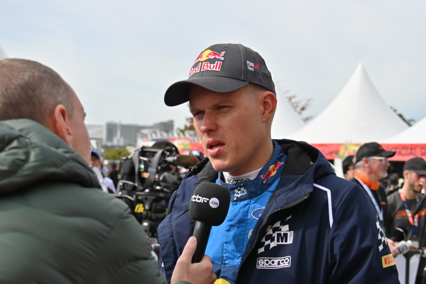 M-SPORT FORD WORLD RALLY TEAMのオイット・タナク選手