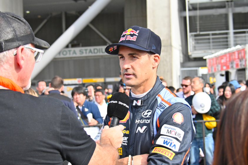 HYUNDAI SHELL MOBIS WORLD RALLY TEAMのダニ・ソルド選手