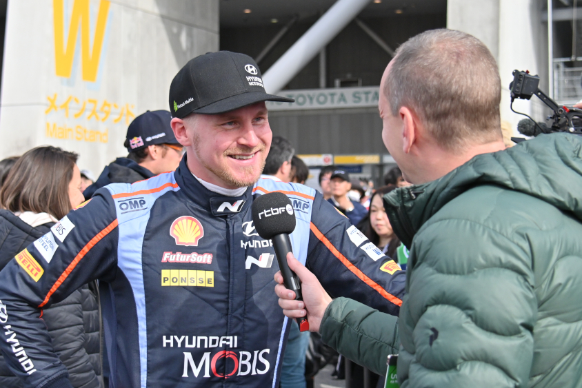 HYUNDAI SHELL MOBIS WORLD RALLY TEAMのエサペッカ・ラッピ選手