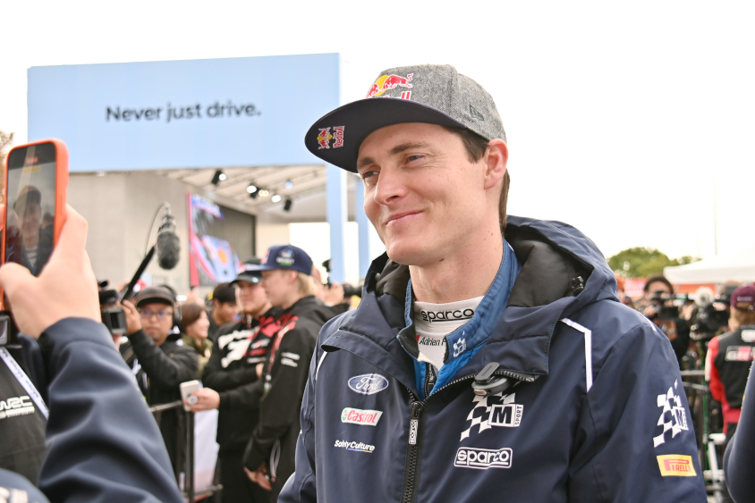 M-SPORT FORD WORLD RALLY TEAMのアドリアン・フルモー選手