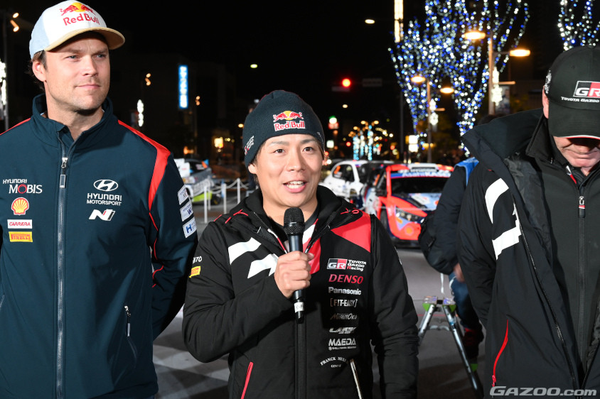 ENJOY！Rally Fan Meetingの締めは勝田貴元選手