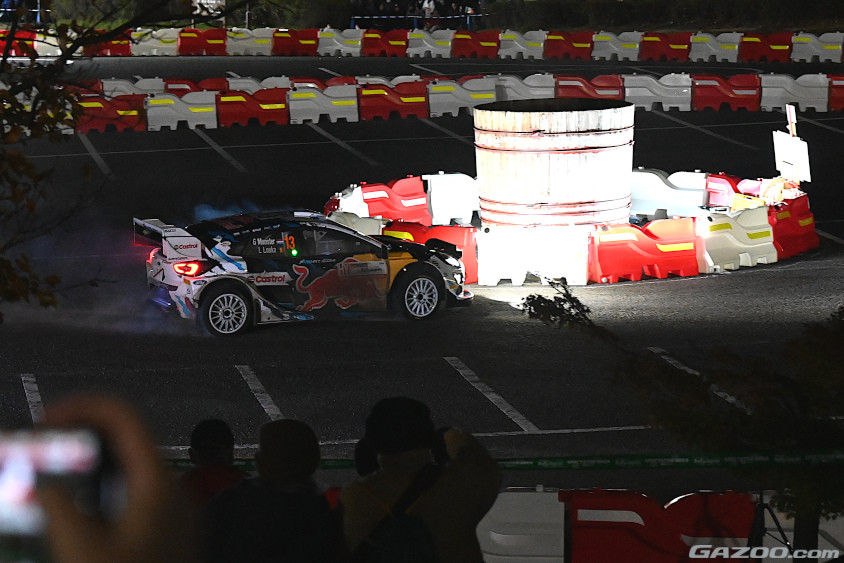 ラリージャパン2024の岡崎スーパーSSはナイトステージとして開催