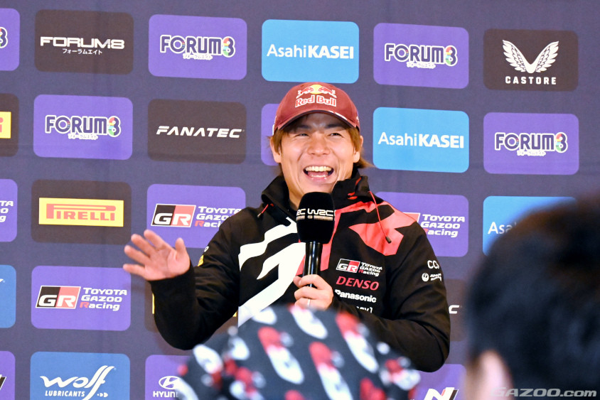 ミート・ザ・クルーの後に単独出演して会場を盛り上げてくれた勝田貴元選手