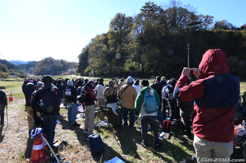 恵那SSの山岡駅観戦エリア