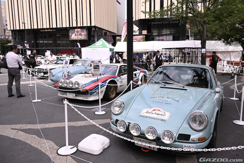 WRC FORUM RALLY JAPAN 2025 体感フェス in 池袋で展示されるラリーカー