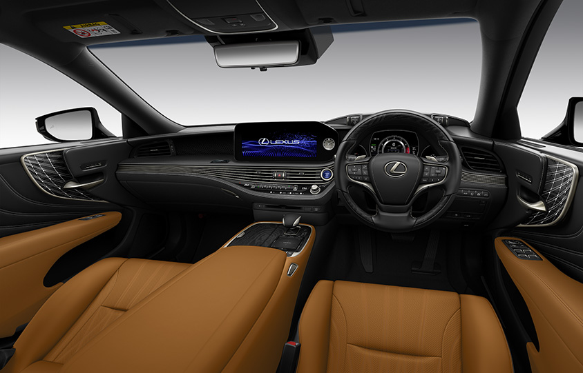 LS500h 特別限定車“HIDEKI MATSUYAMA EDITION”（インテリアカラー ： ブラック＆オーカー）