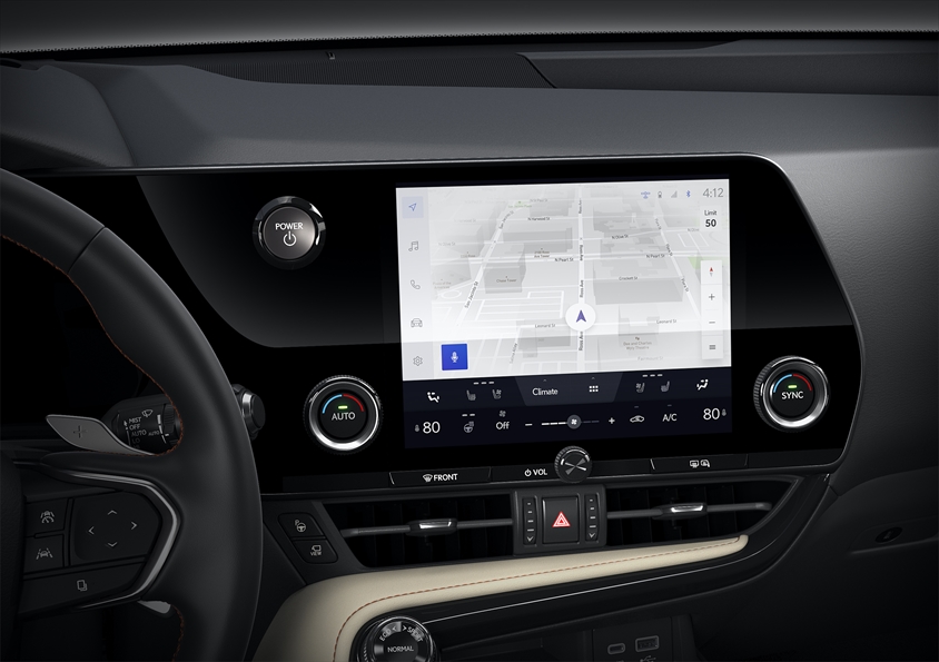 9.8インチタッチワイドディスプレイ（プロトタイプ）