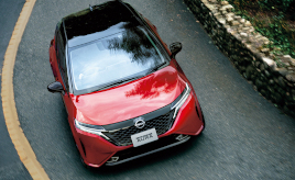 日産 新型車「ノート オーラ」を発表。第2世代「e-POWER」搭載し、走りや内外装で上質さにこだわったプレミアムカー